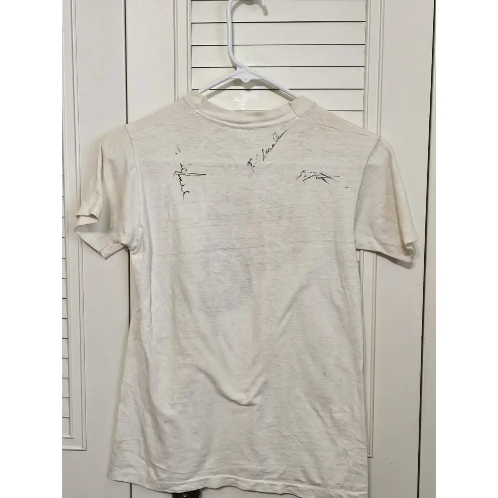 Vintage 1980 Chicago Cubs T-Shirt Signed Autographed Sportswear 1981...